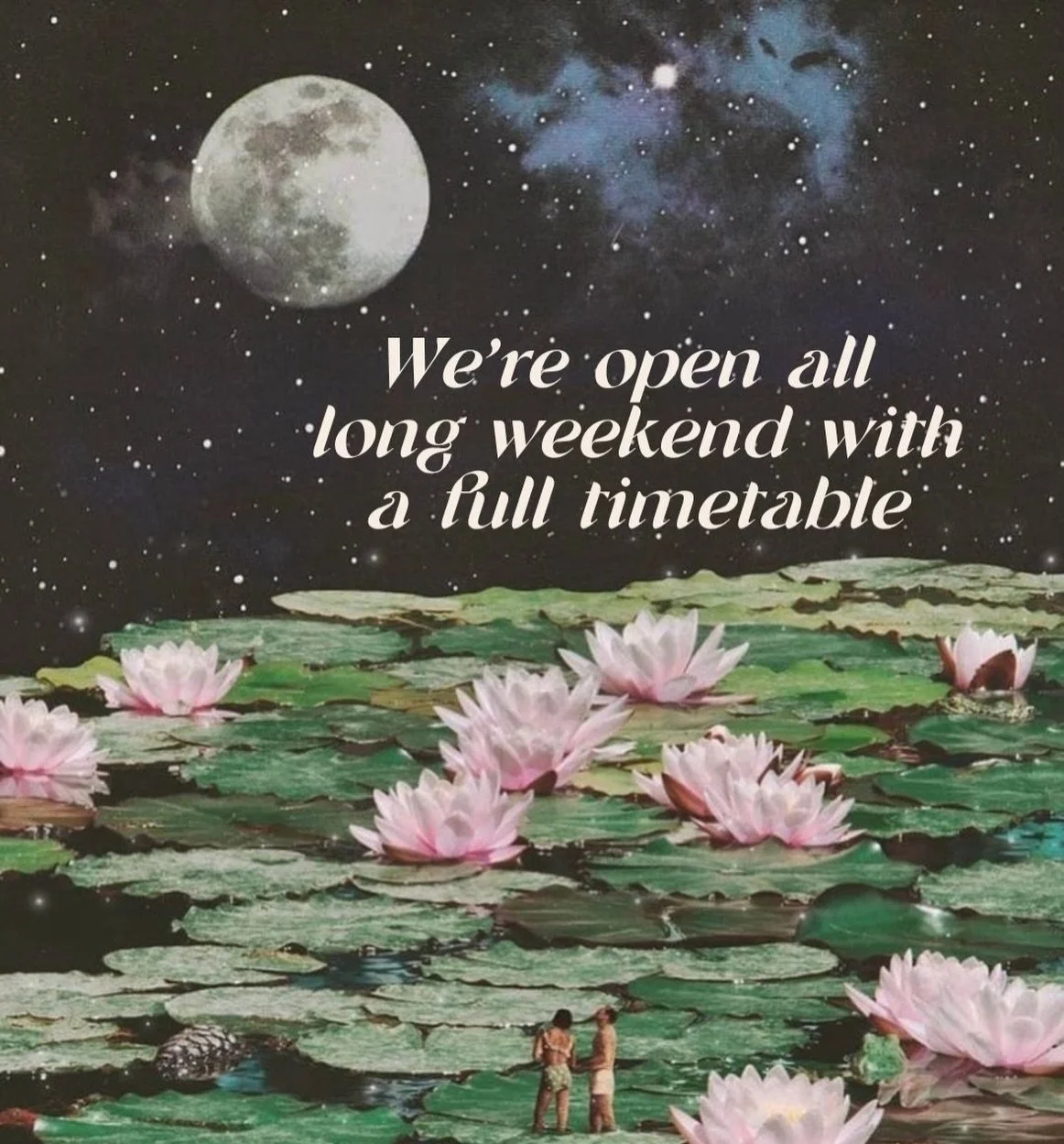 ✨LONG WEEKEND✨

As usual, we are open with a full timetable this long weekend. 

Come to your usual class, or explore a style or teacher you can&rsquo;t always get to. 

Consistency is where we transform our lives, so we&rsquo;ll see you on the mat, 