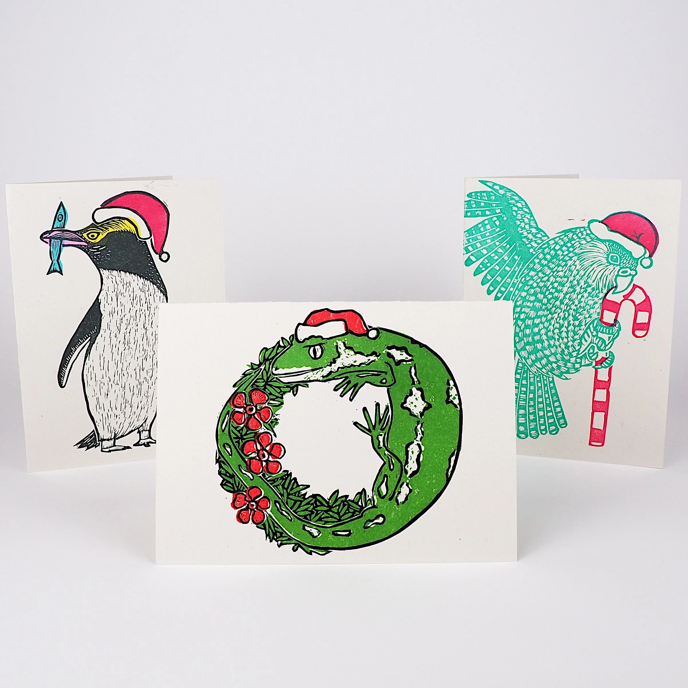 Wildlife Christmas Cards - three pack