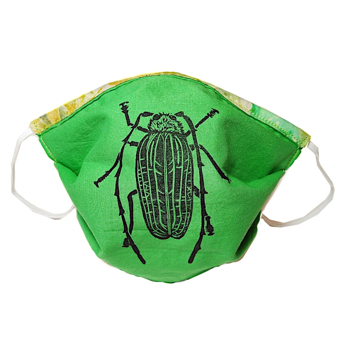 huhu beetle green face mask