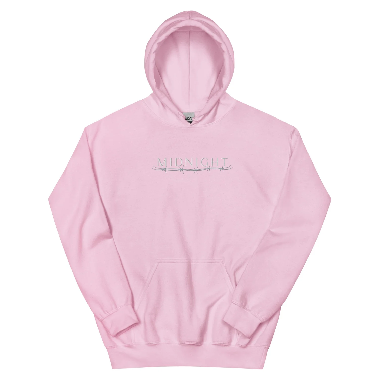 Embroidered Midnight Barbed Wire Hoodie — midnightportland
