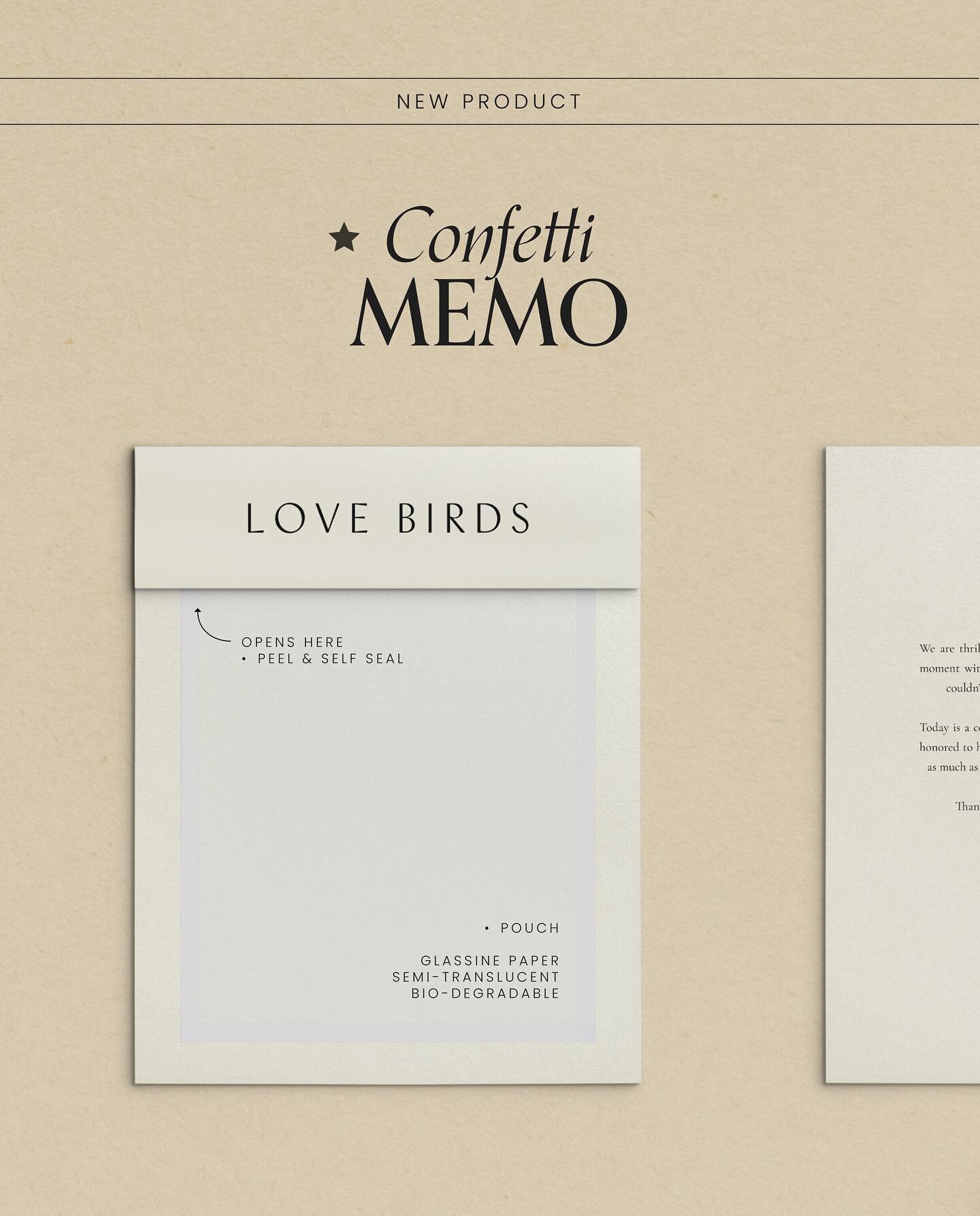 The cutest addition to your wedding ceremony ⭐️ &hellip; the Confetti Memo. Swipe to read about this charming little card. 

I will pop them on the Petite Paper Shop in time but for now you can enquire via email if you&rsquo;re interested! 

Happy Sa