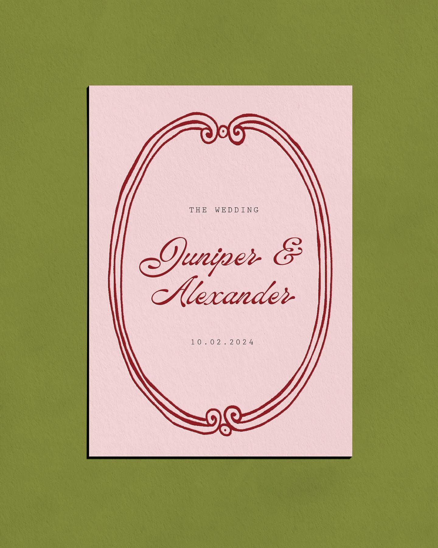 How cute is this typeface pairing on a stationery mock. But also&hellip; I think I&rsquo;ve been watching too many #WesAnderson theme reels 🙃 any one else?! 

#stationerydesigner