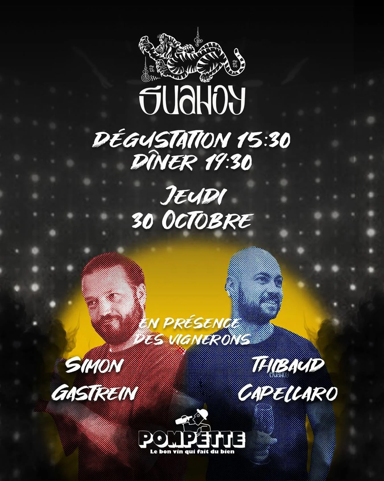 🔥Jeudi 30 Octobre 🔥
&Agrave; ne pas manquer @suahoy_gva accueille nos amis @s.gastrein et @thibaud_capellaro pour une soir&eacute;e exclusive autour de la cuisine traditionnelle Tha&iuml;landaise🌶️
@yuttakan_p aux fourneaux pour un menu sp&eacute;