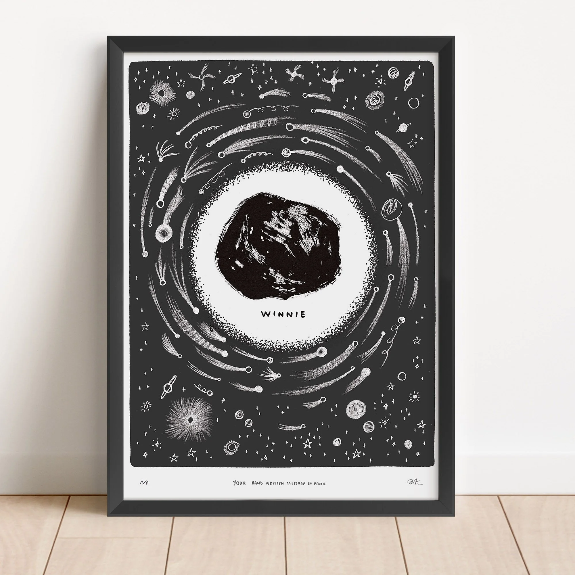 Custom Quasi Moon painting