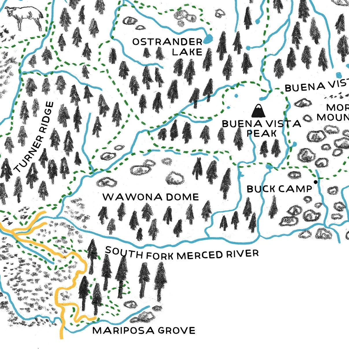 Yosemite national park walking trails map close up 1.jpg