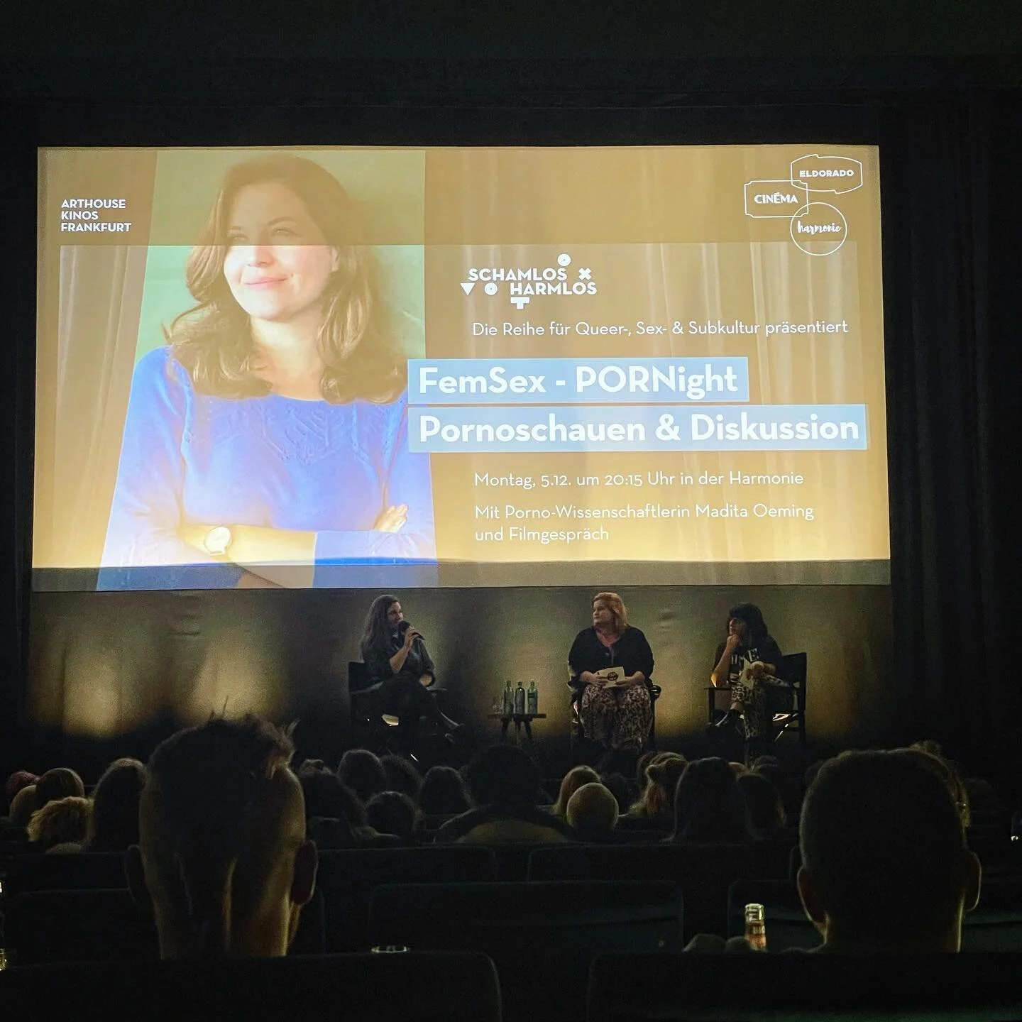 PORNIGHT Klappe die zweite – danke an @fems3x für den wunderschönen Abend in Frankfurt 🙏 (und an @iamsinansahin für das tolle Bild 😘)