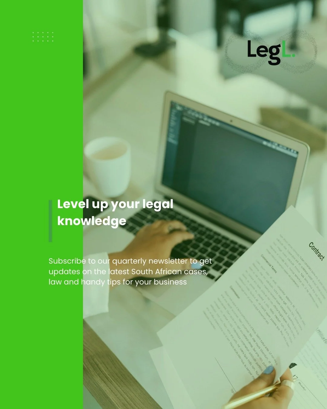 We've got some exciting updates for 2026. Subscribe to our newsletter to get your legal news, case updates and tips for your business' success. Straight to your inbox every quarter.

(FYI, no AI was used to write this post or anything in the newslett