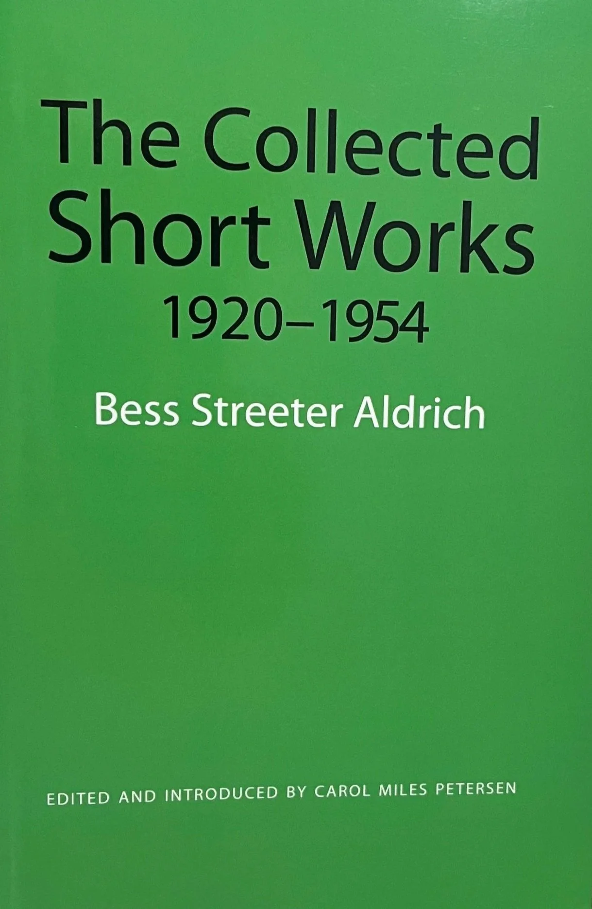 Collected Short Works 1920-1954