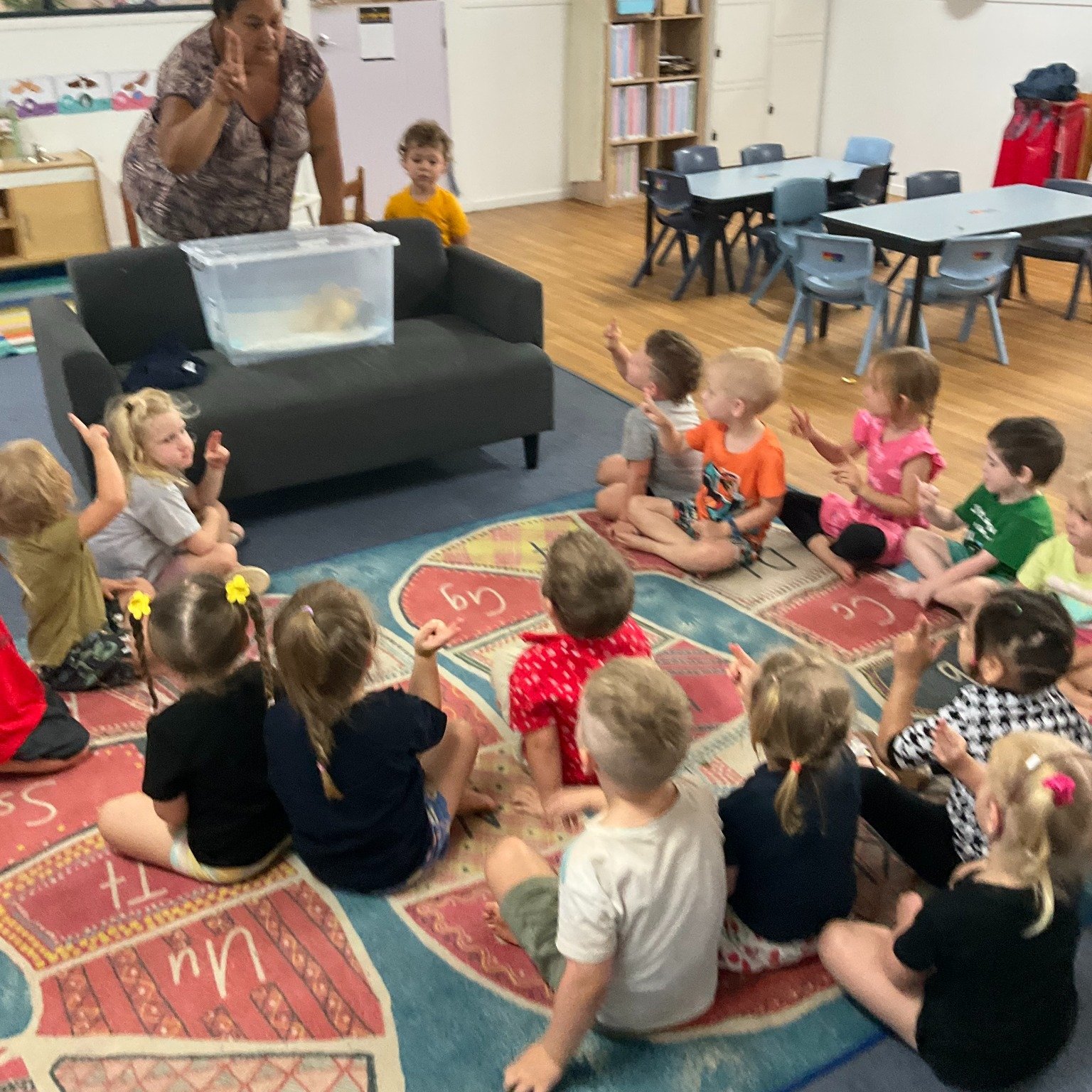 🐥 Look who came to visit! 🐔
Our little friends welcomed some feathered friends to First Years recently! We had a very special guest who brought her adorable chickens for a hands-on animal encounter full of gentle clucks, soft feathers, and curious