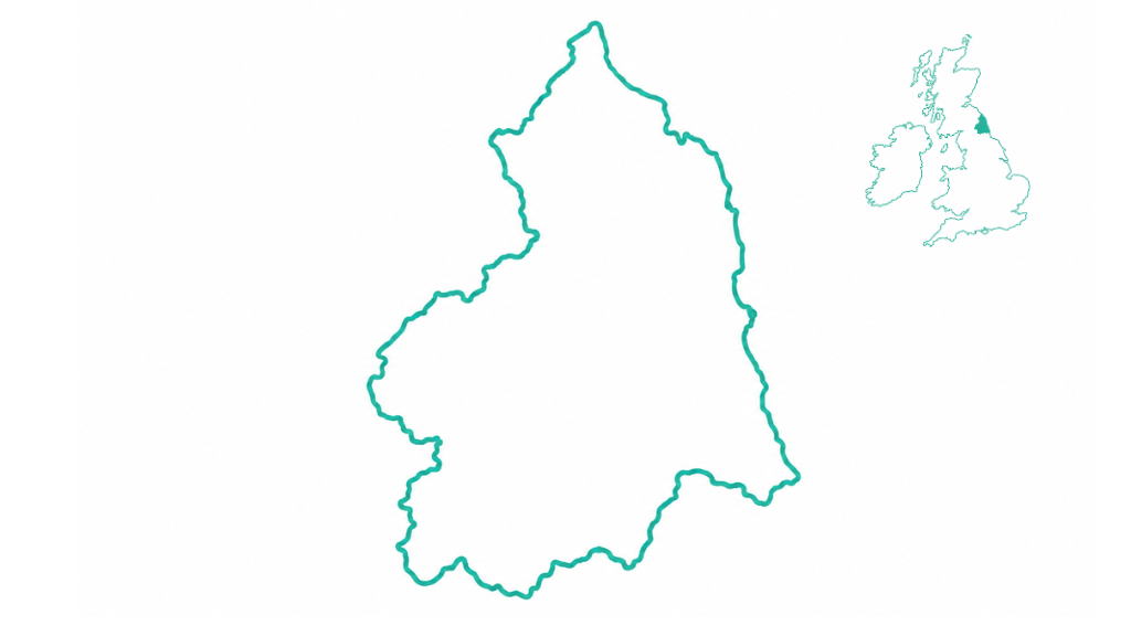 Northumberland route map showing inland Northumberland, Kielder, Hadrian's Wall, castles, coast and Holy Island