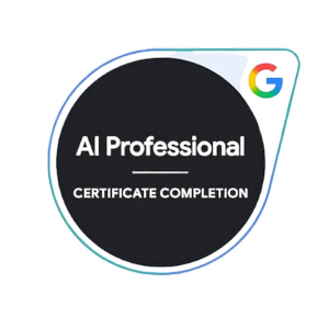 Google AI Professional Certificate