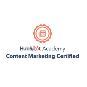 HubSpot Content Marketing Certified
