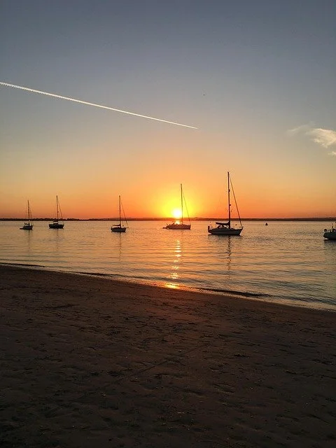 Sailing boats in Chichester Harbour
