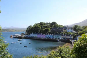 Portree harbour on the Isle of Skye