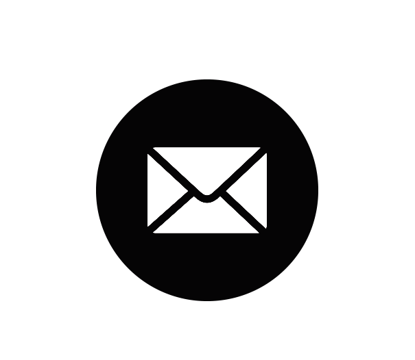 Email icon in black and white. Email maris@planitkahnawake.ca