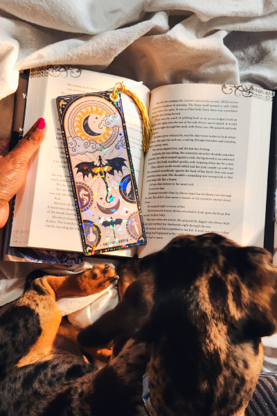 Sheri the designer of Sheri & Co is a reader who enjoys fantasy novels