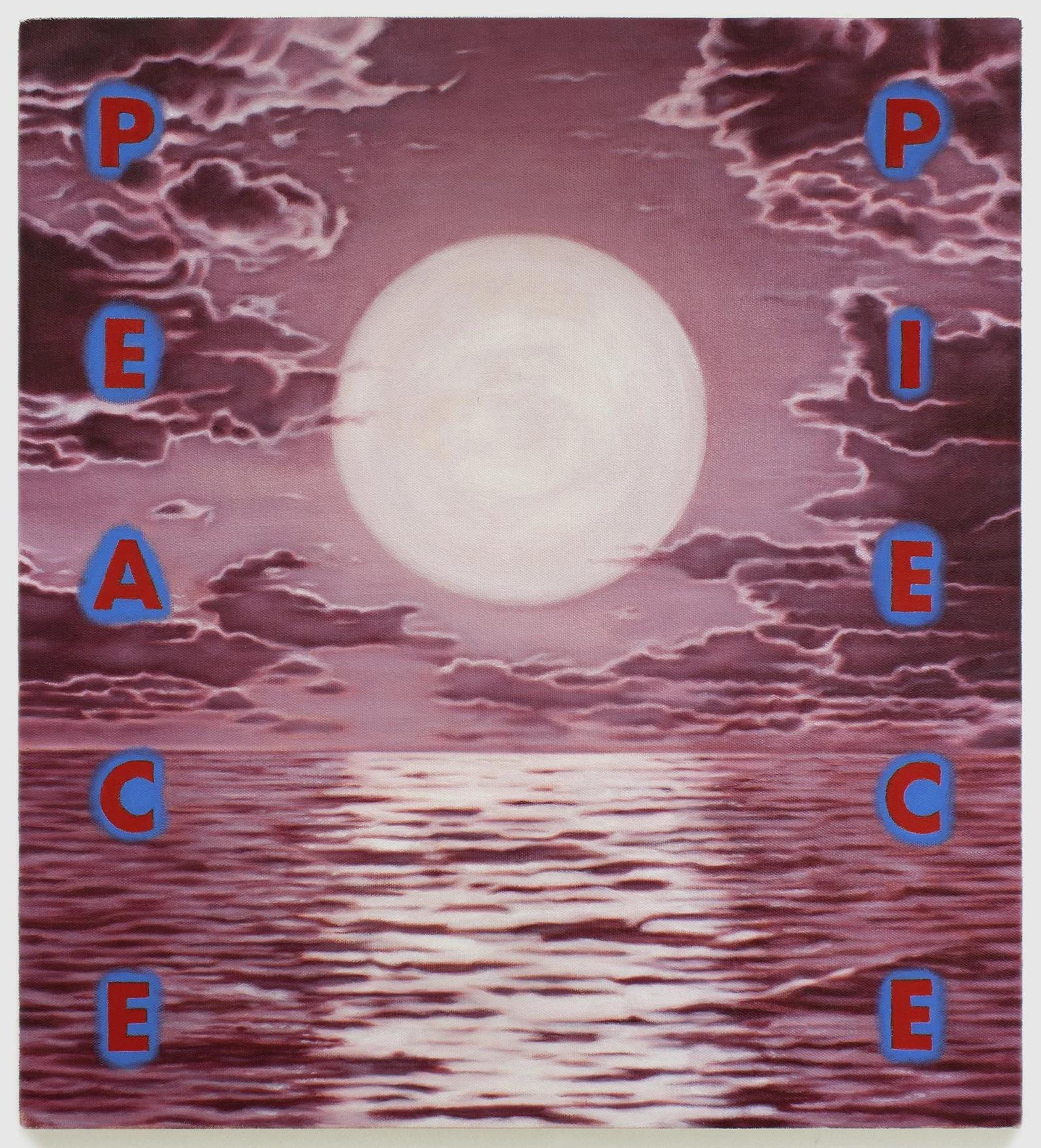 Drowning in Hope, 2025, oil on canvas, 18 x 16"