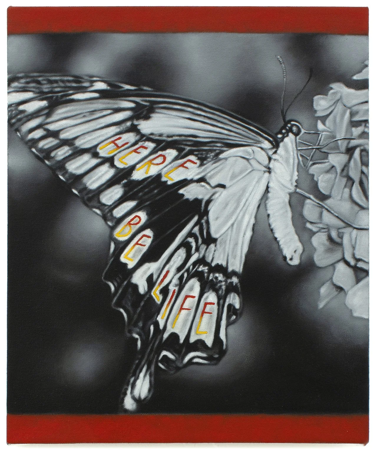 Here Be Life, 2024, oil on canvas, 15 x 12"