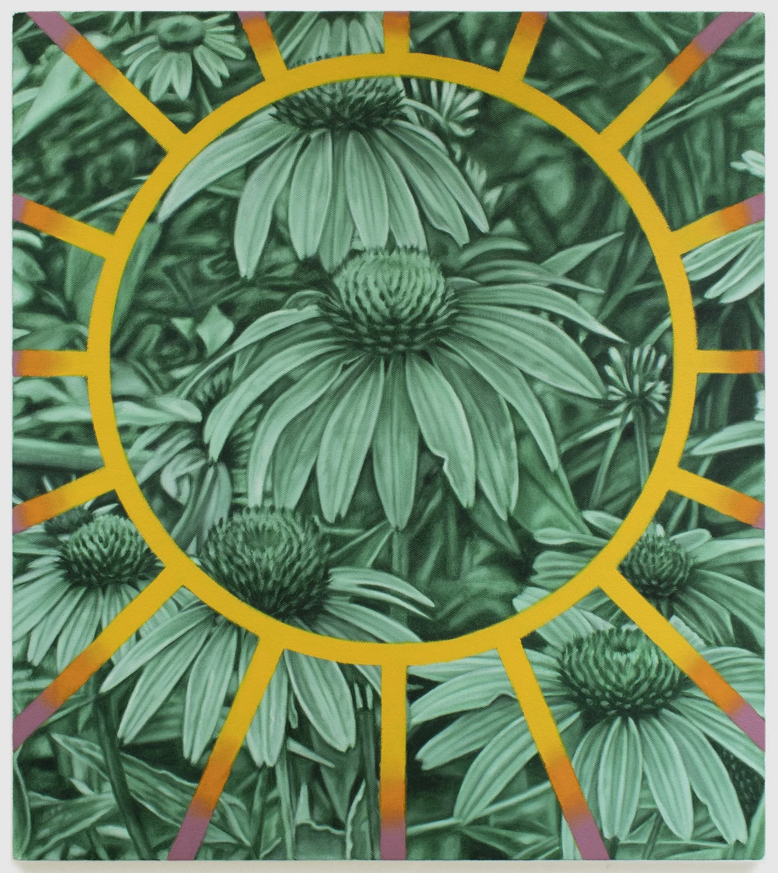 Mineral Exchange, 2025, oil on canvas, 18 x 16"