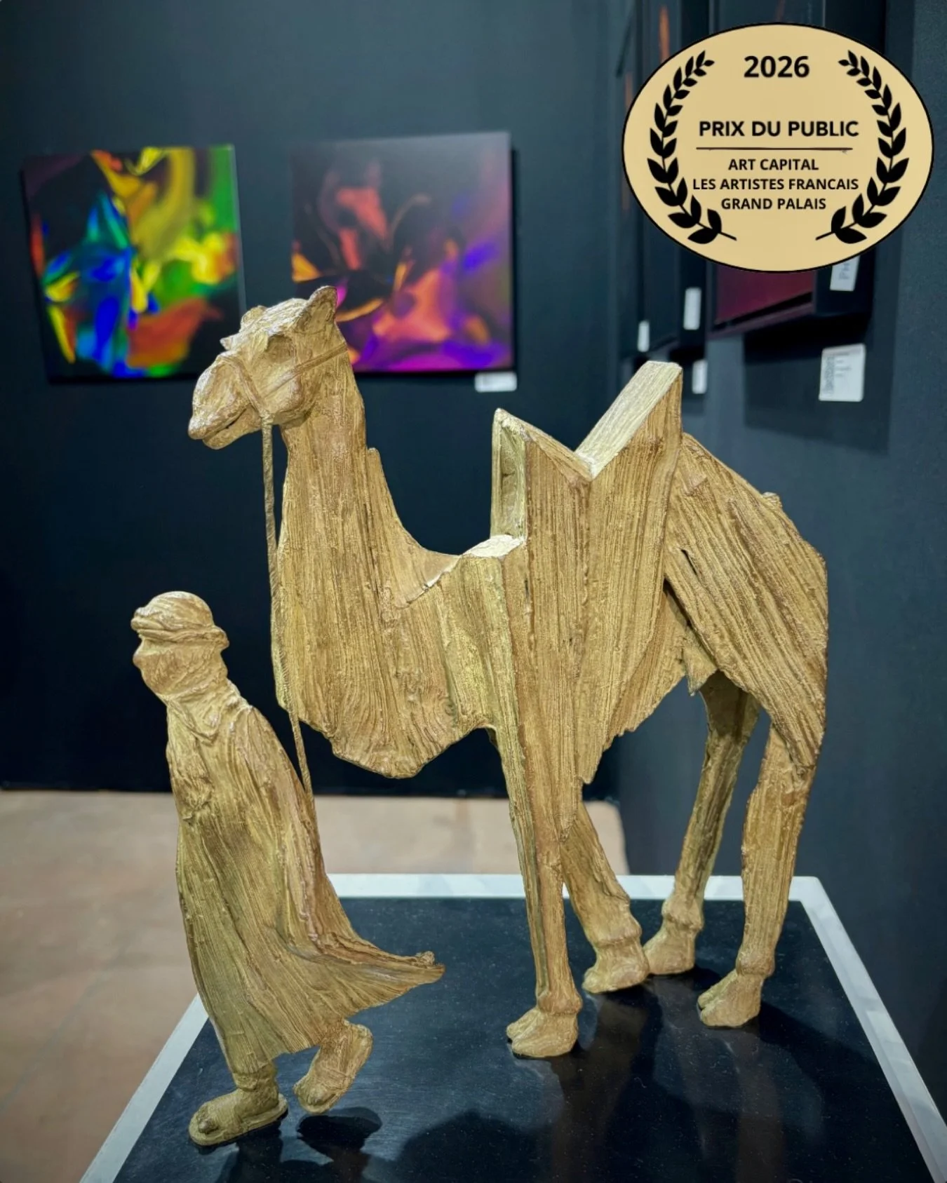 Je suis honor&eacute;e d&rsquo;avoir &eacute;galement re&ccedil;u le Prix du Public en plus de la mention sp&eacute;ciale du Jury pour ma sculpture Mirage lors du salon Art Capital au Grand Palais.

Une reconnaissance d&rsquo;autant plus pr&eacute;ci