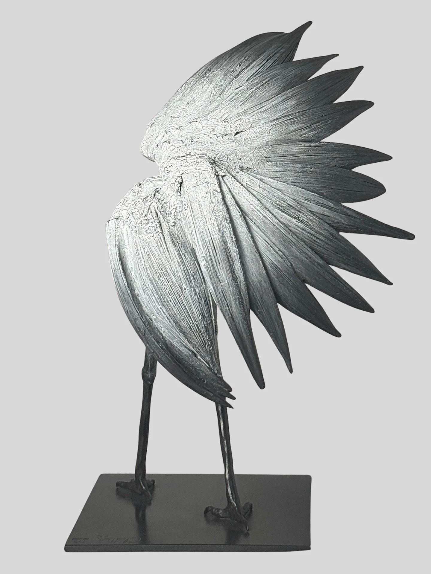 &laquo;&nbsp;Silver Lining&nbsp;&raquo; Sculpture en bronze. 
Faite &agrave; partir de fibres et feuilles de cocotier. 

#bronze #nature #artcontemporain #natureimprint