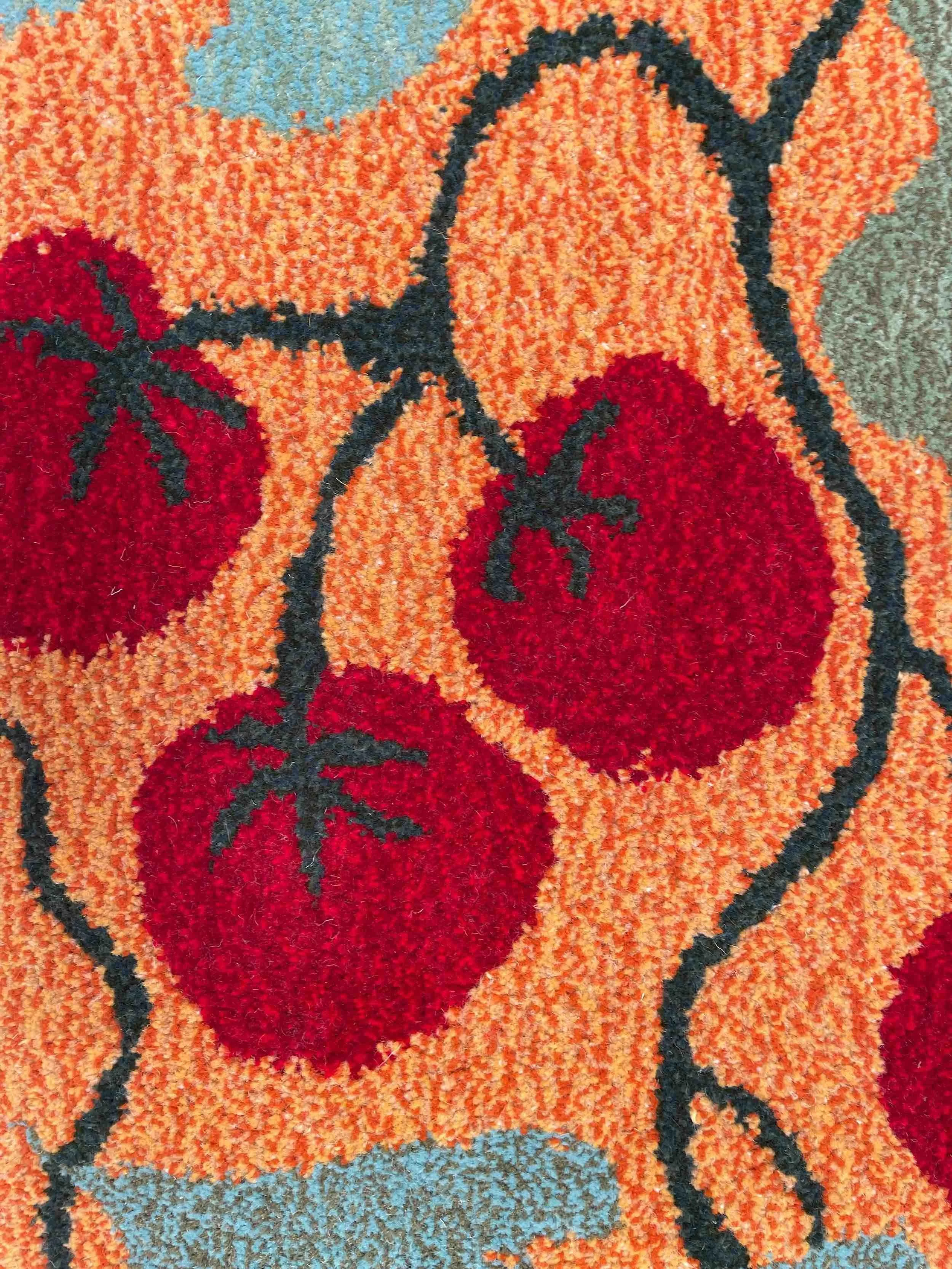Studio-tuft-gardeners-delight-tomatoe- red-orange-handmade-tufted-rug-detail.jpg