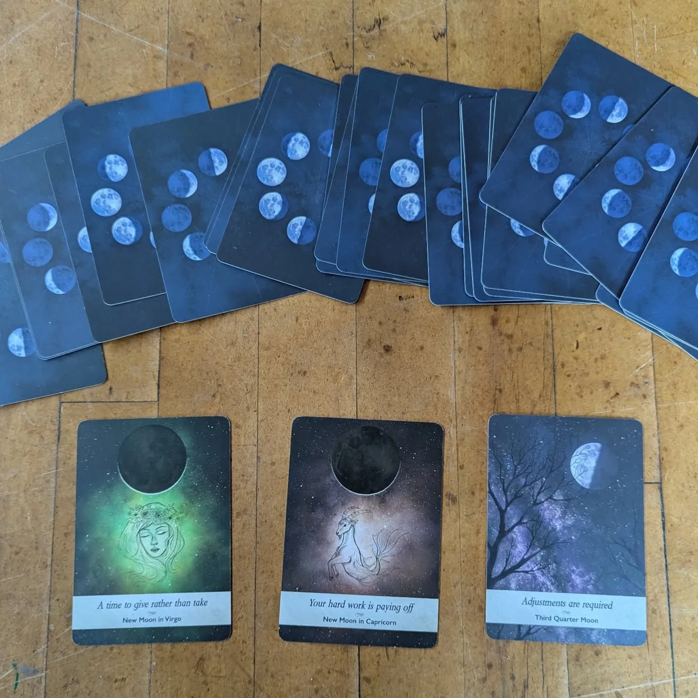Once in a blue moon.  Here is my card pull this morning - past, present and future.

We pulled moonolgy cards after our gentle flow class this morning at the Hoole URC.  Lovely way to end a class - and wonderful way to start meaningful conversations.