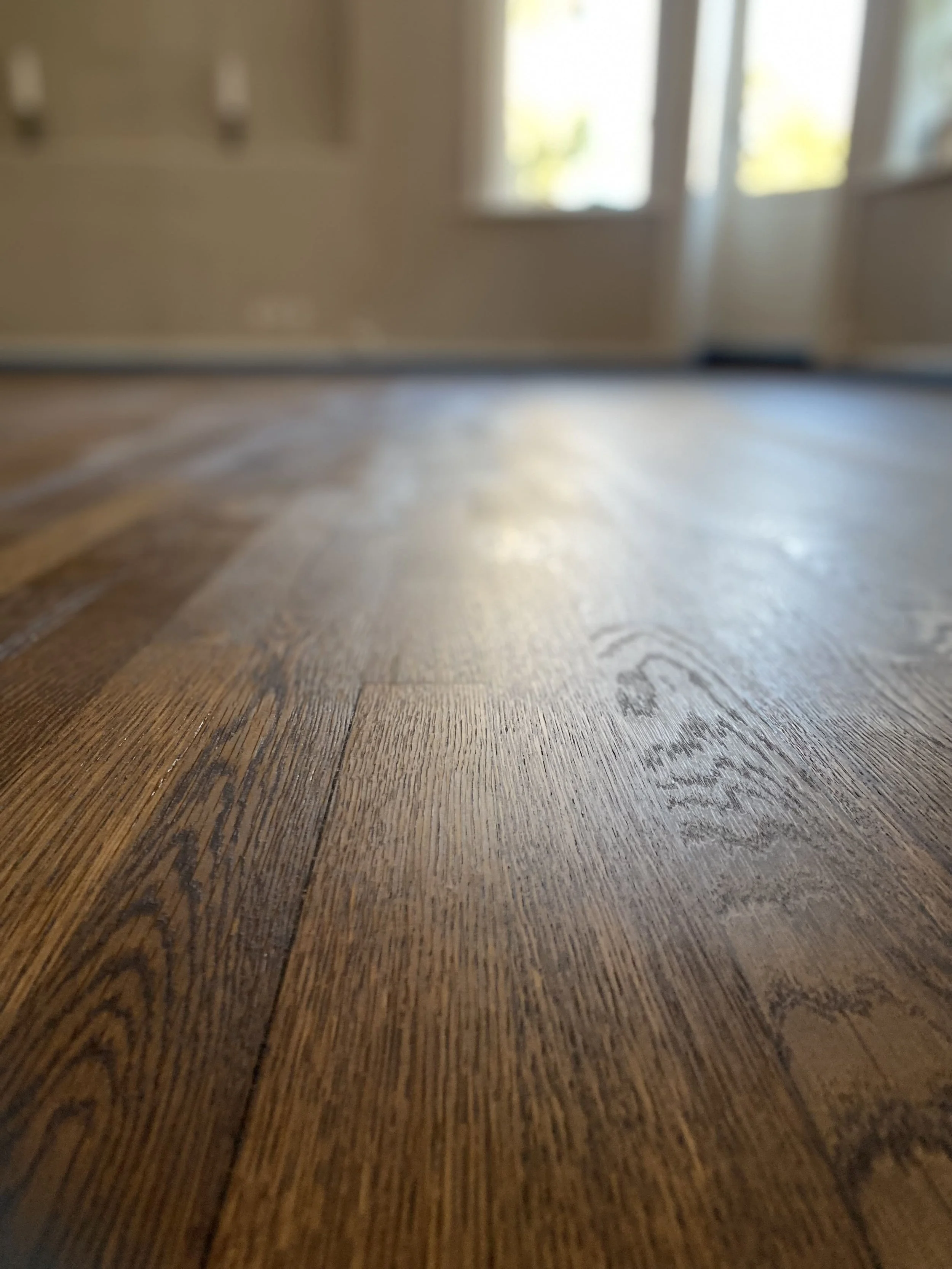 Mørk parkett på Majorstuen