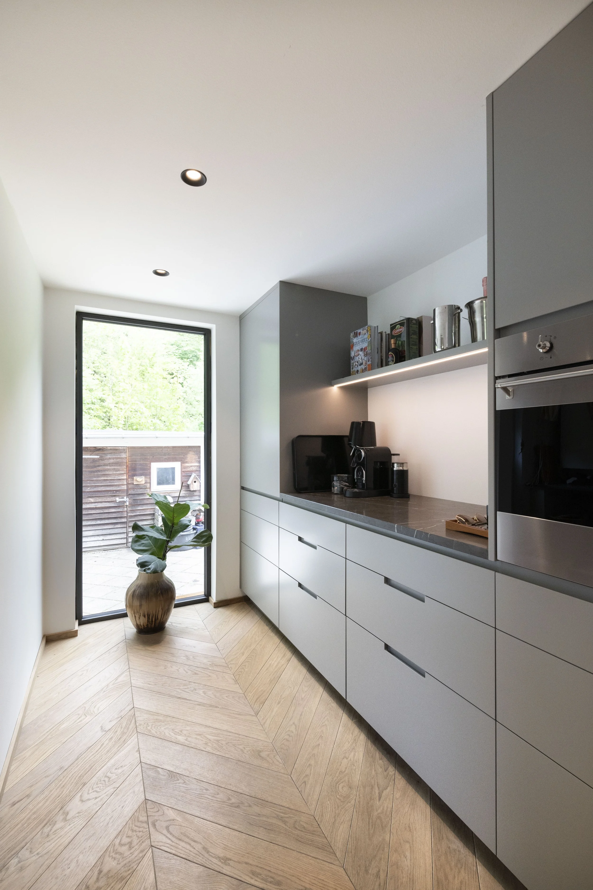 ubehandlet heltre chevron tregulv