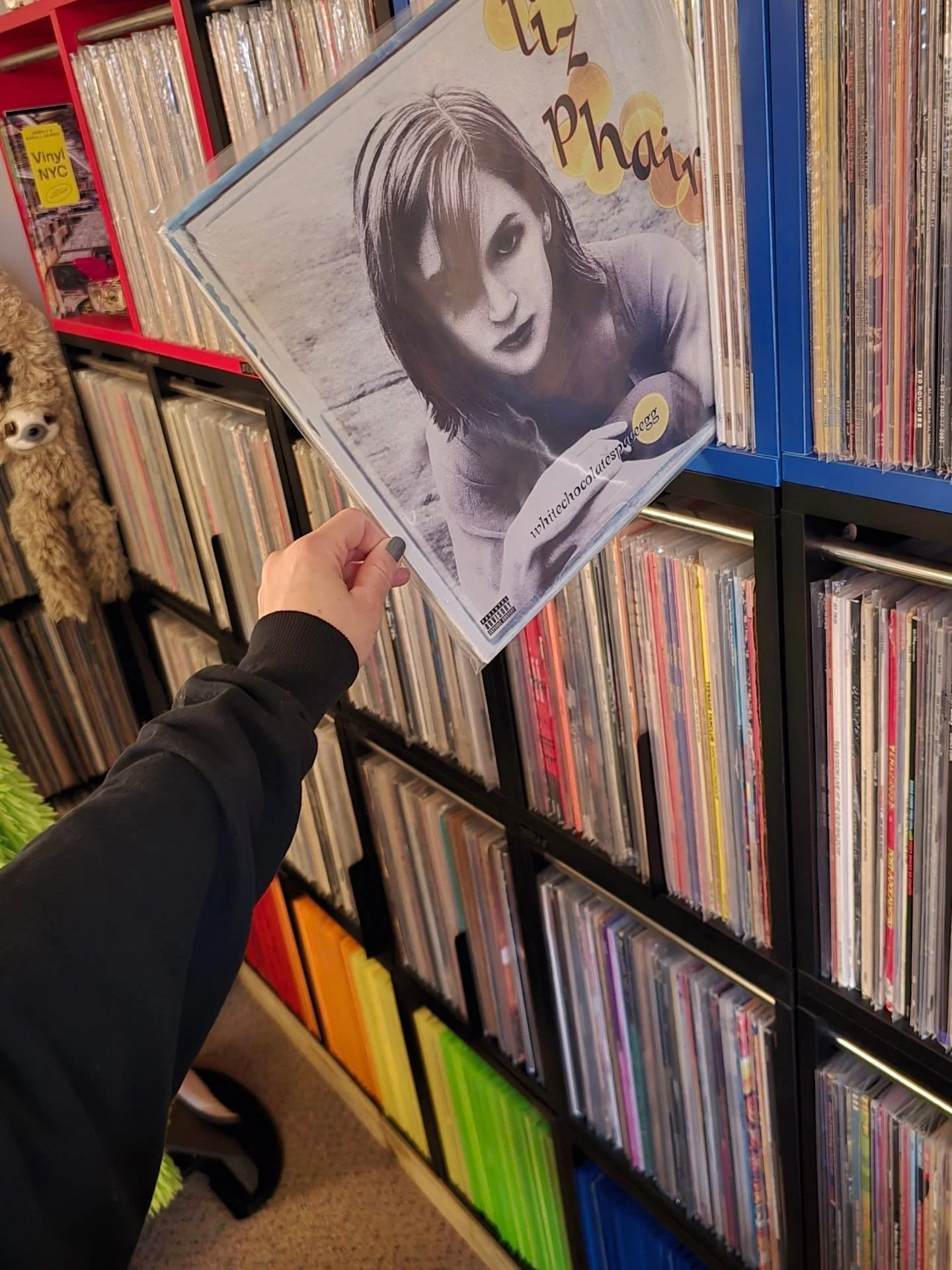 In honor of Stevie's homecoming, I'm introducing Emmitt to my May Queen today. The lady that brought us together, the Liz Phair. Congratulations @harma808 - big things are happening for you this year. 🤍

#records #babies