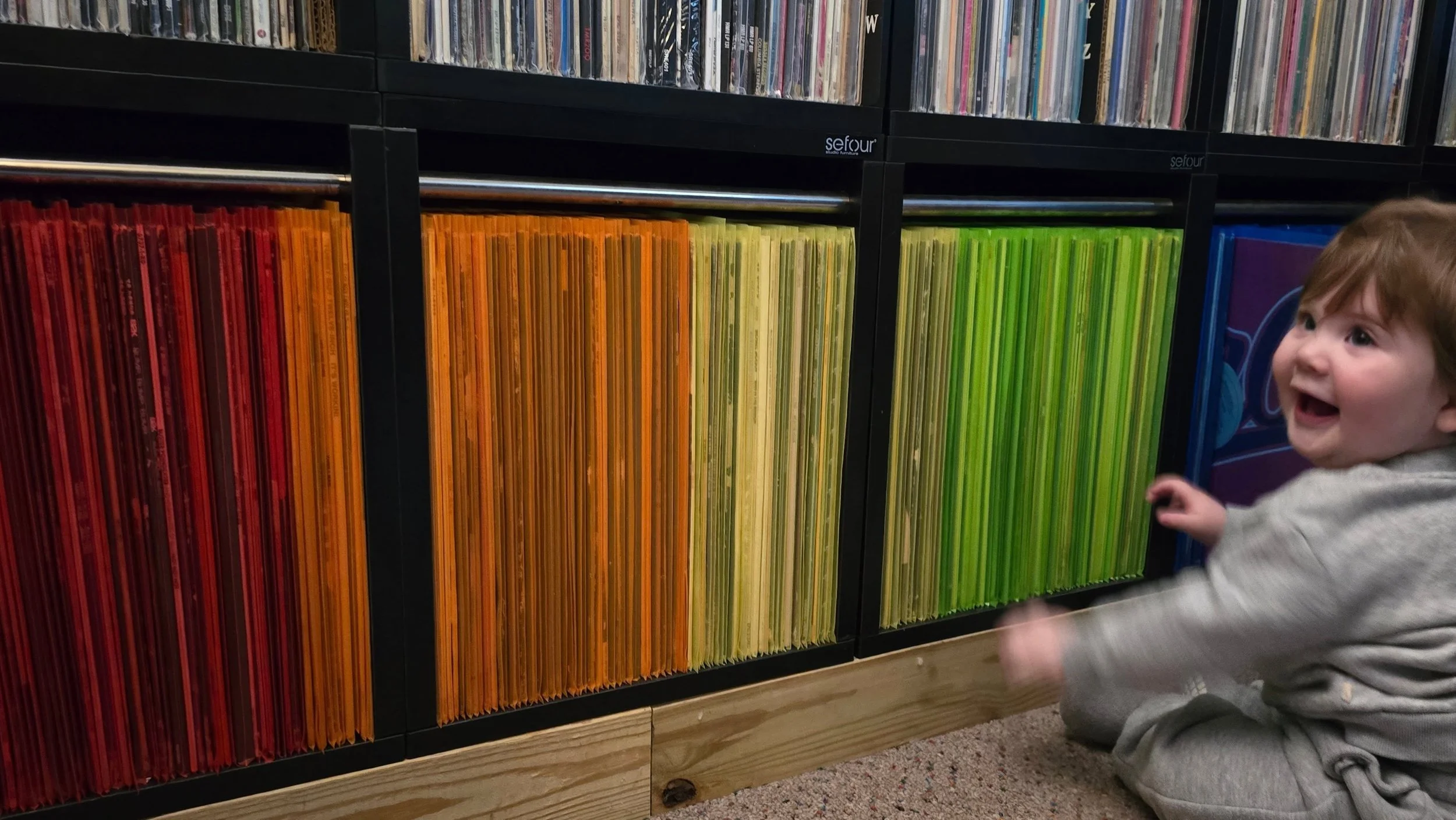 It's the weekend and it's time the boy learned about the 12 inch collection.