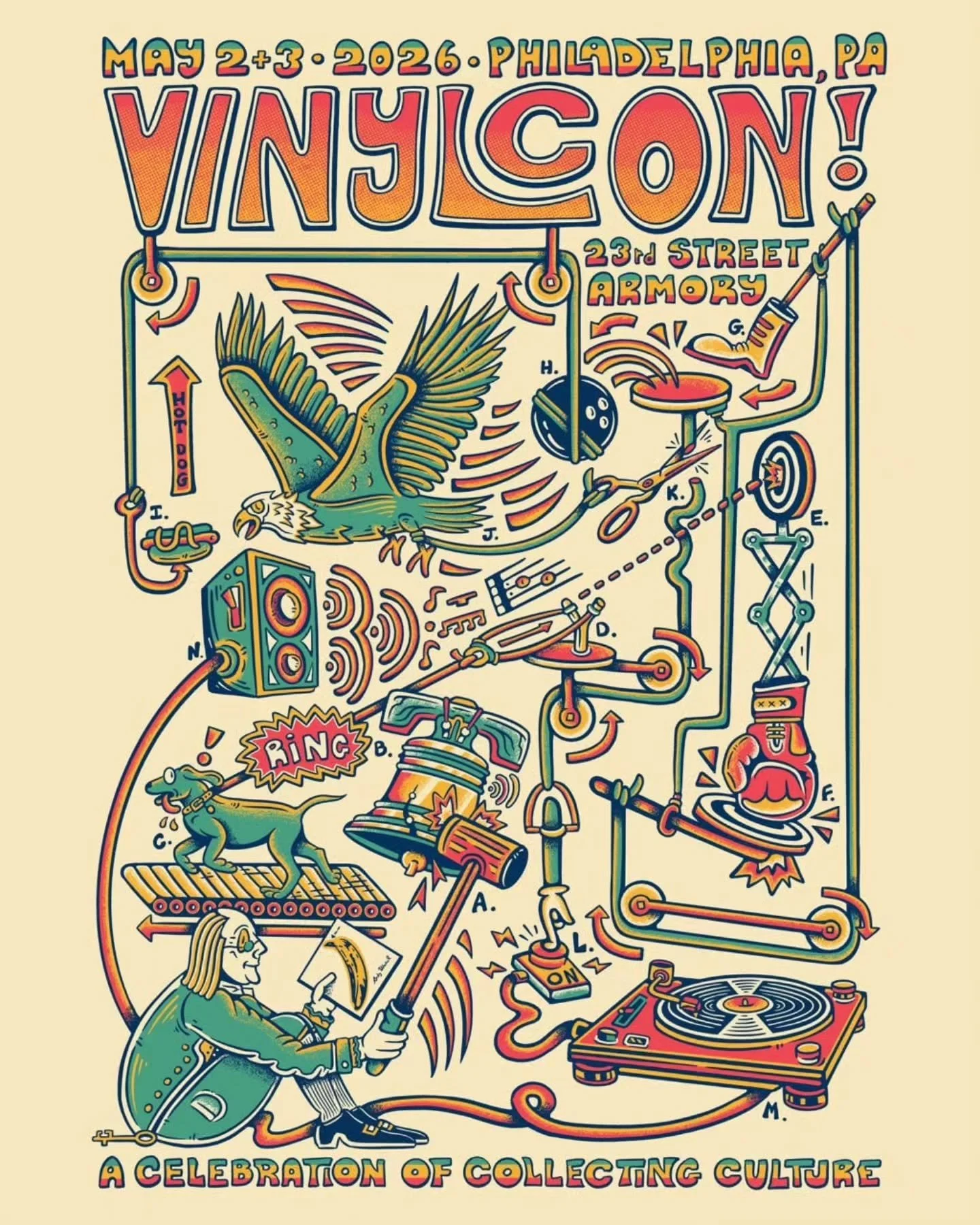 I took the rest of the week off to prepare to work this weekend? That sounds wrong...but no, that's right. I'll be at table A1 (like usual, even though I missed the last one) representing @womeninvinyl - and @wearesmelly of course. So, come hang, gra