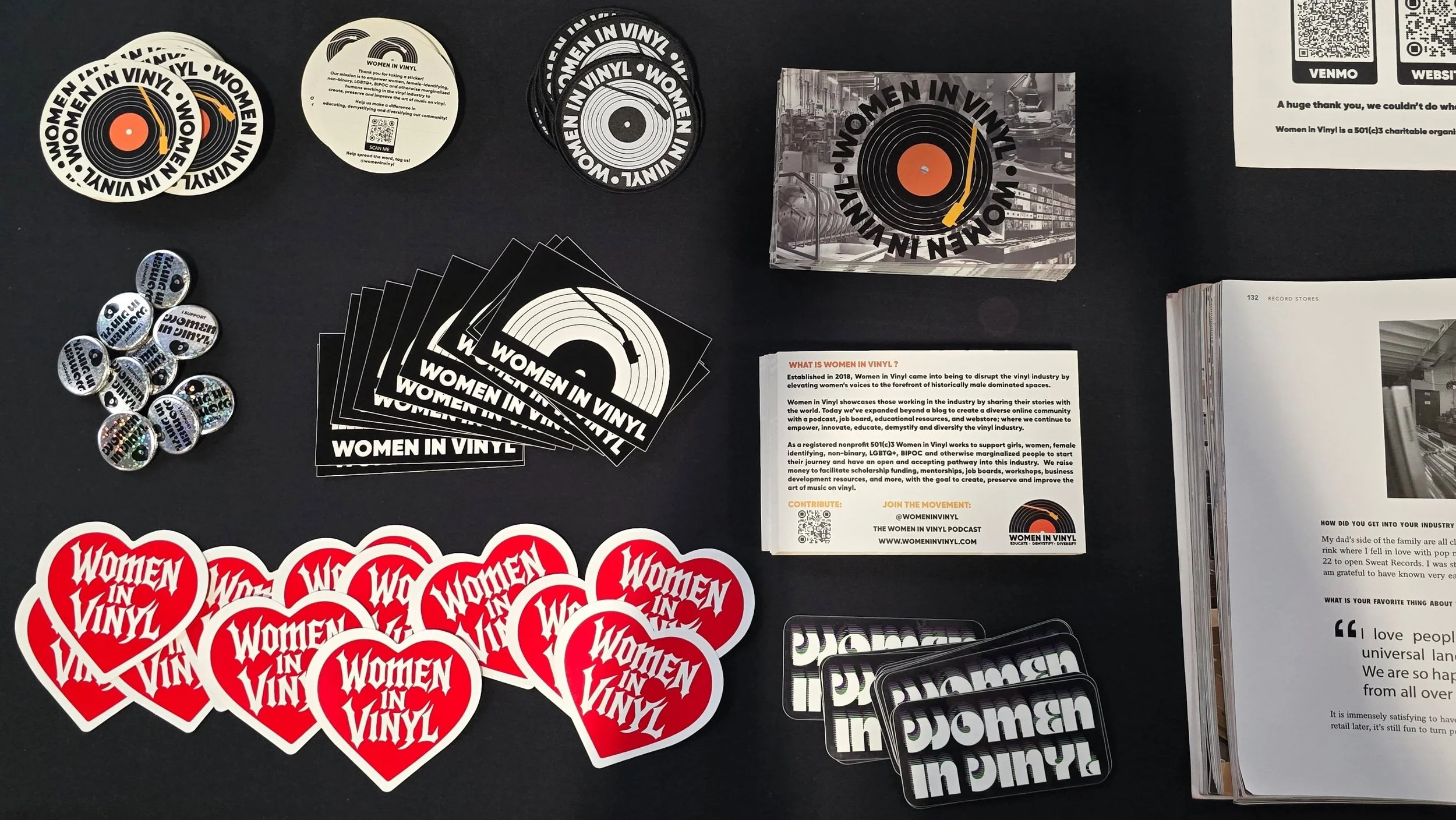 What up Philly. Come flip through our book, grab a record store guide, take a sticker, talk to meeeee and buy some records. 

@womeninvinyl 
@thevinylcon
