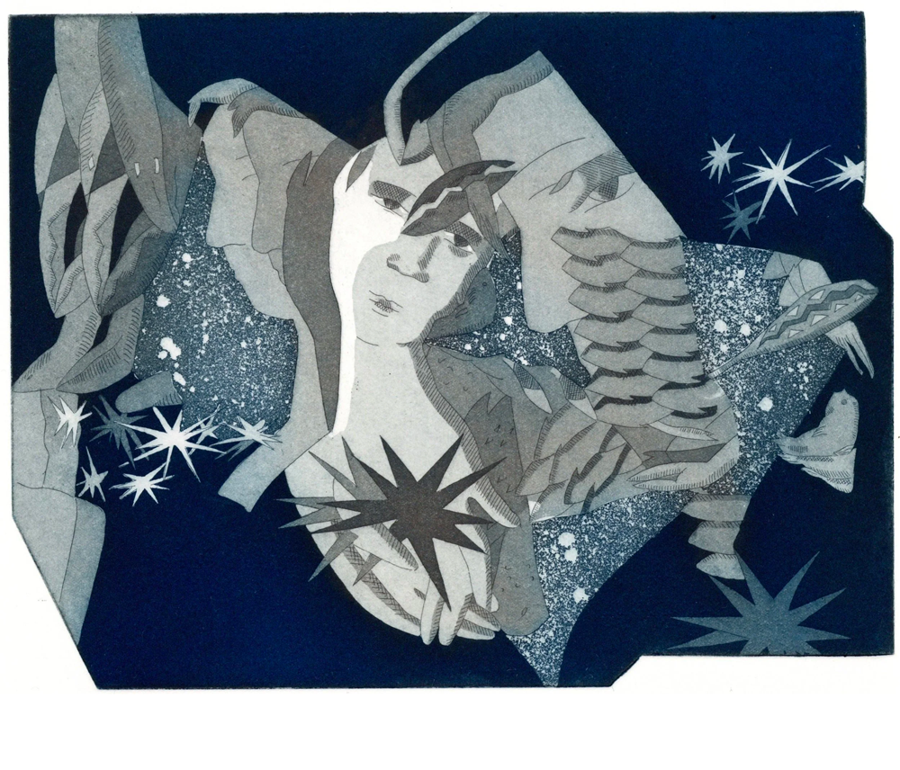 Star Script
Etching 17cm x 23cm