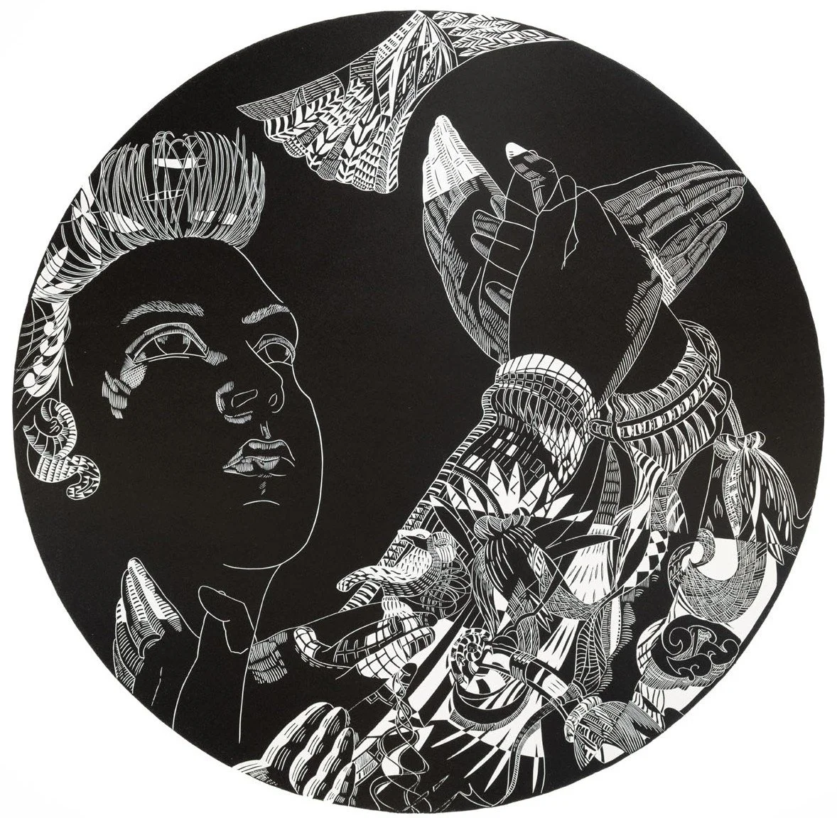Moral Questions Linocut
80cm x 80cm