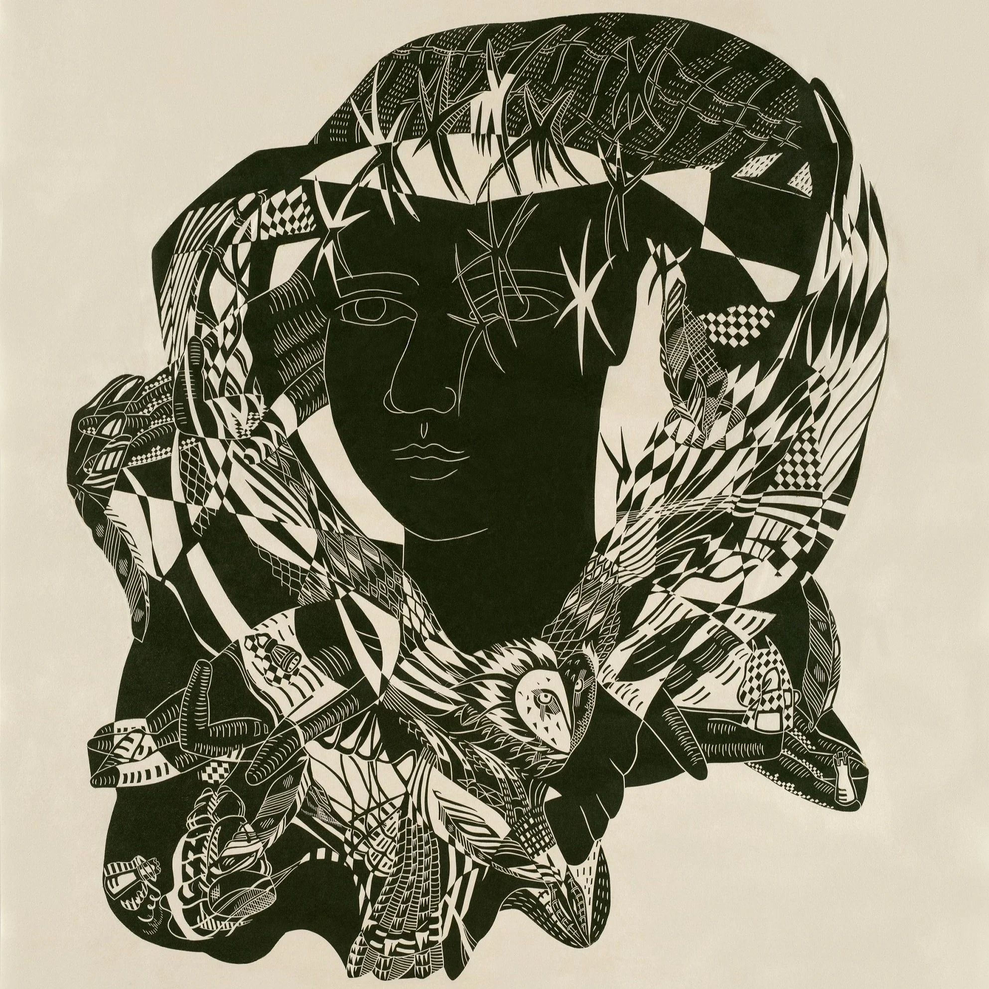 Caissa's Move
86cm x 73cm