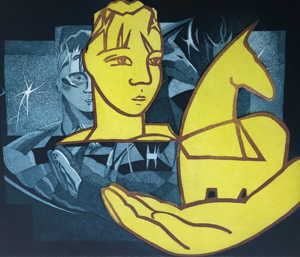 The King’s Solace
Etching 29cm x 35cm