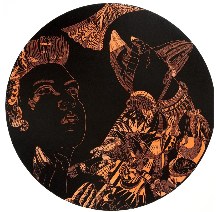 Moral Questions Linocut
80cm x 80cm
