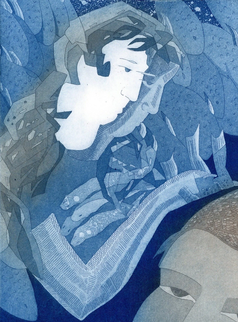 Choral Currents
Etching 19cm x 14cm