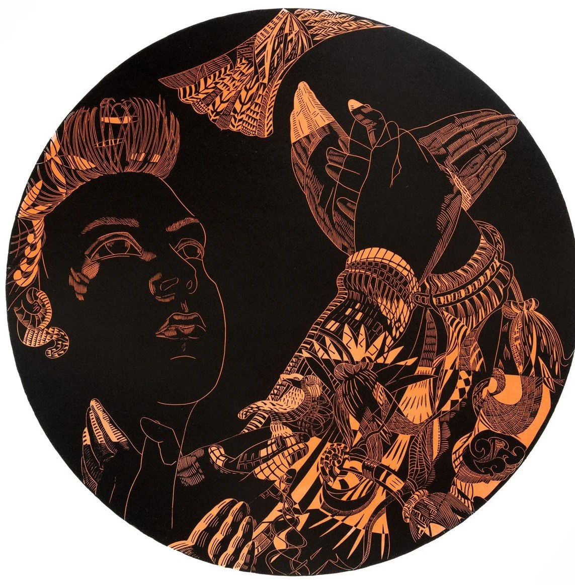 Moral Questions Linocut
80cm x 80cm