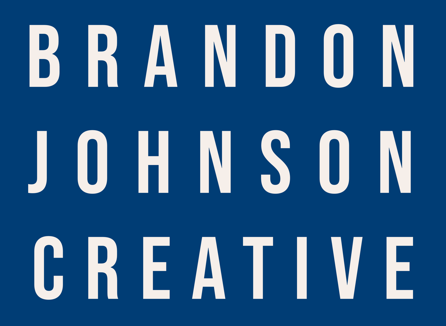 BRANDON JOHNSON CREATIVE
