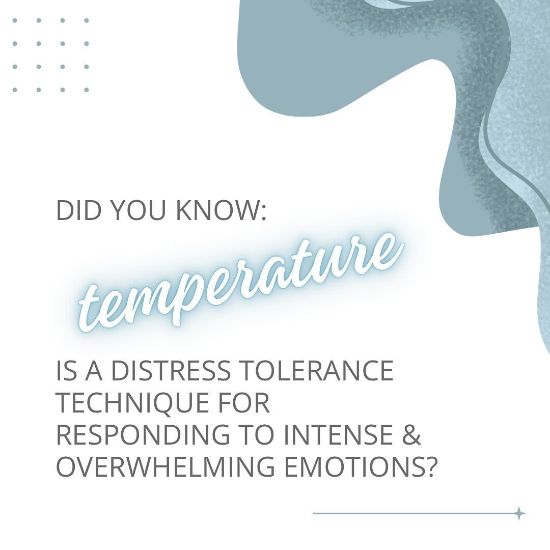 are you warm 🩵 or cold 💛 #mentalhealth #coping #distresstolerance #regulateemotions #dbtskills #temperature #warm #cold