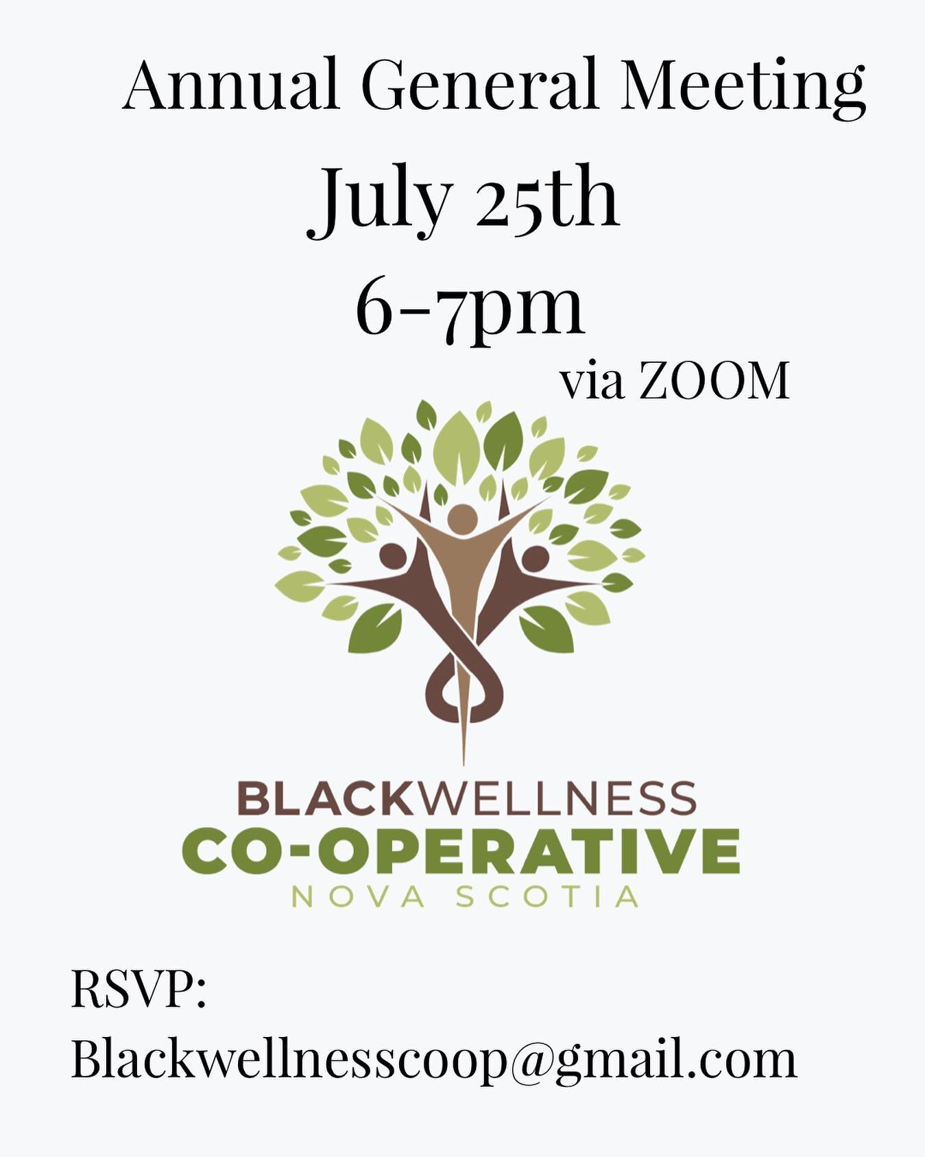Our second AGM is here and is open to the public! Feel free to join us, Monday July 25th from 6-7pm via zoom. 

As we continue reflect on our past year and continue to grow and expand we would love to see and hear from more of you! 

The meeting will