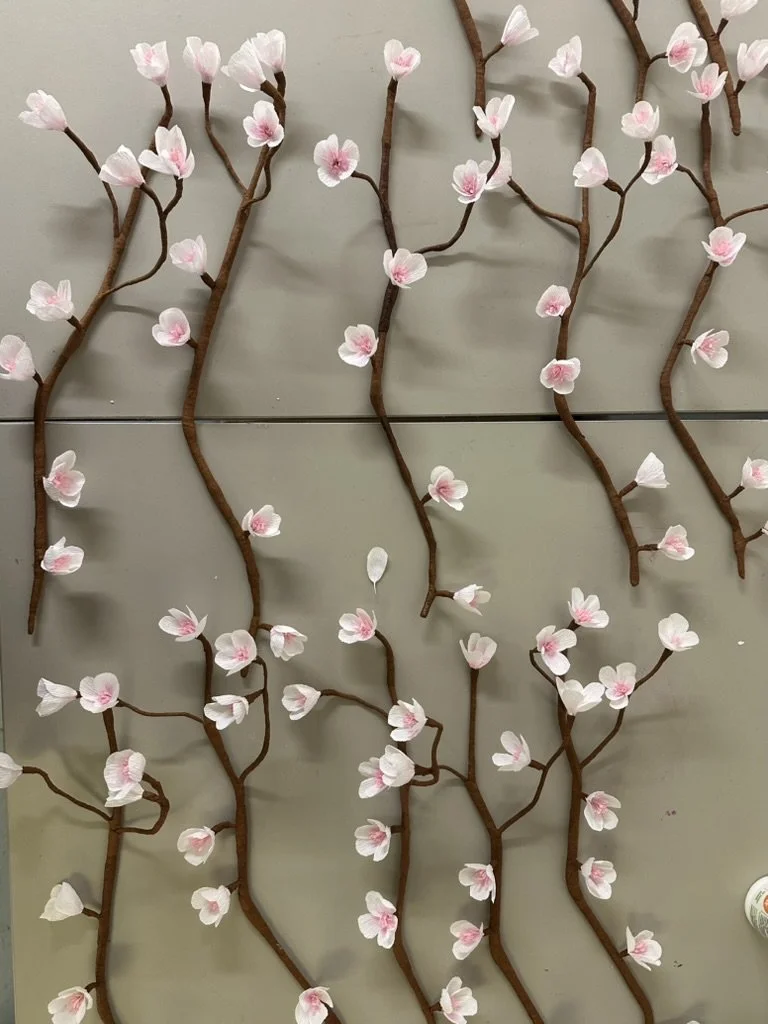 Cherry Blossom branch handmade  from paper by Fiona Coupe Studio for Jo Malone London