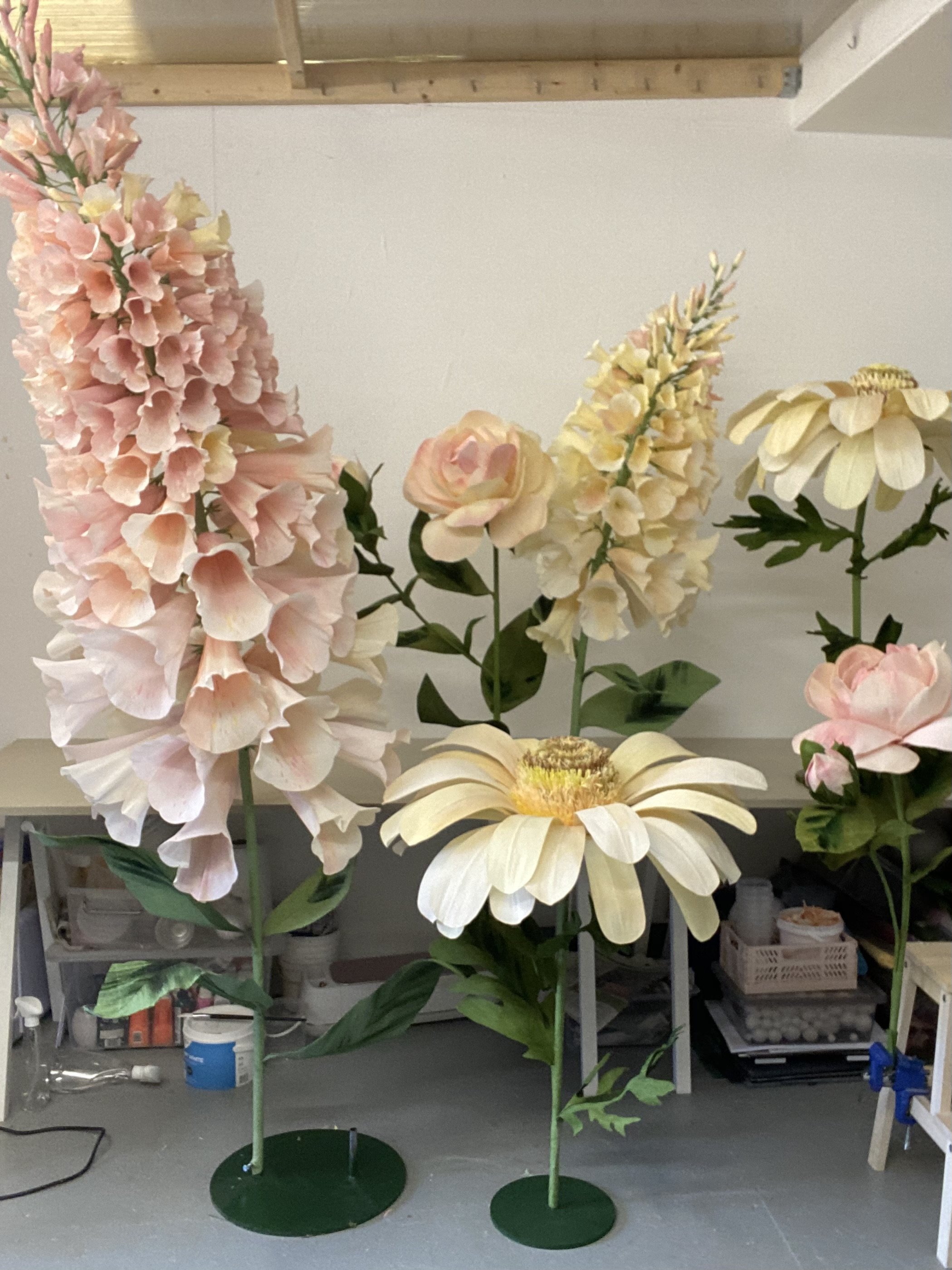 Jo Malone London window display paper flowers