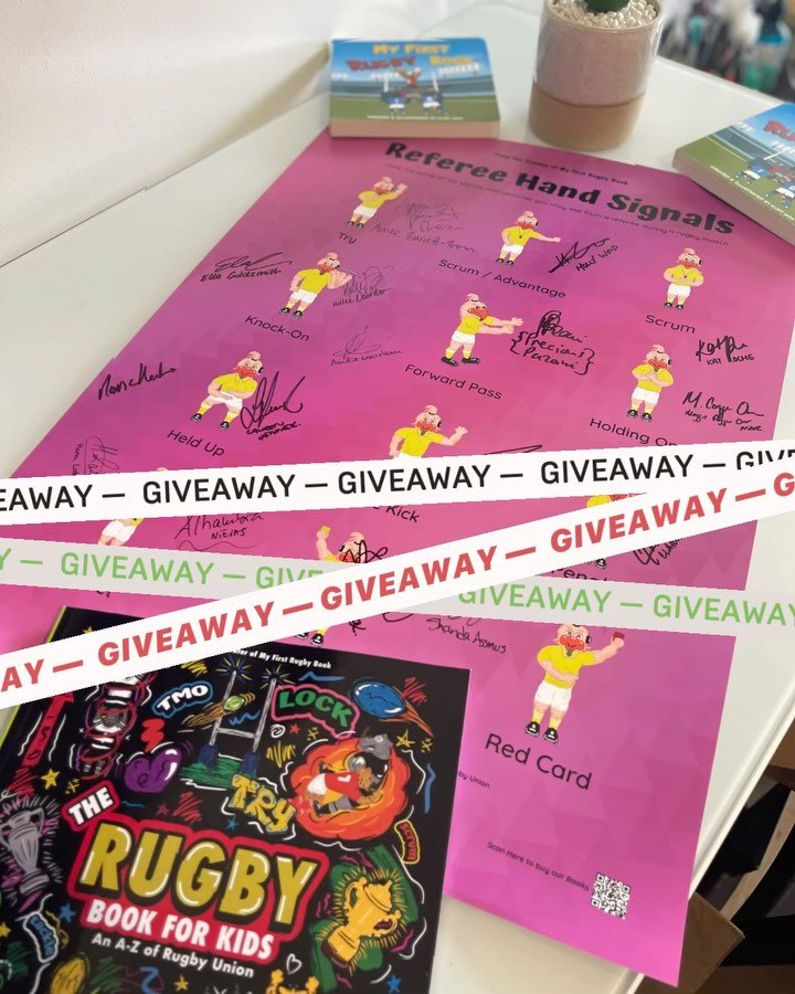 🚨 Women&rsquo;s 6️⃣ Nations 🏉 GIVEAWAY🚨 

To celebrate the Women&rsquo;s 6 Nations and the upcoming Women&rsquo;s @rugbyworldcup, here&rsquo;s your chance to win a 🔥Rugby Books 4 Kids gift pack! 

The gift pack consists of 1 x limited edition boa
