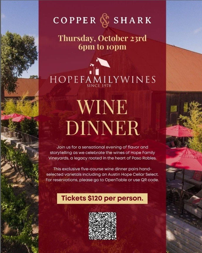 Hope Family Wine Dinner
