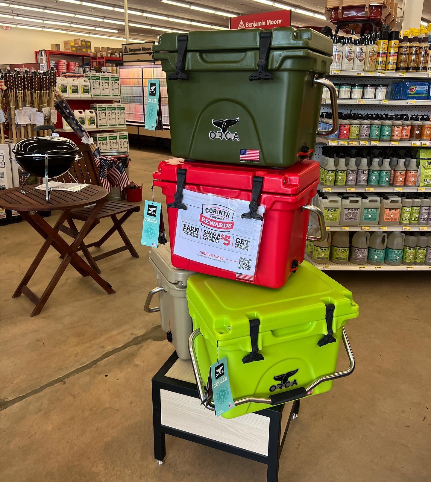NEW Orca coolers just arrived!! We&rsquo;re loving that bright green for summer! ☀️