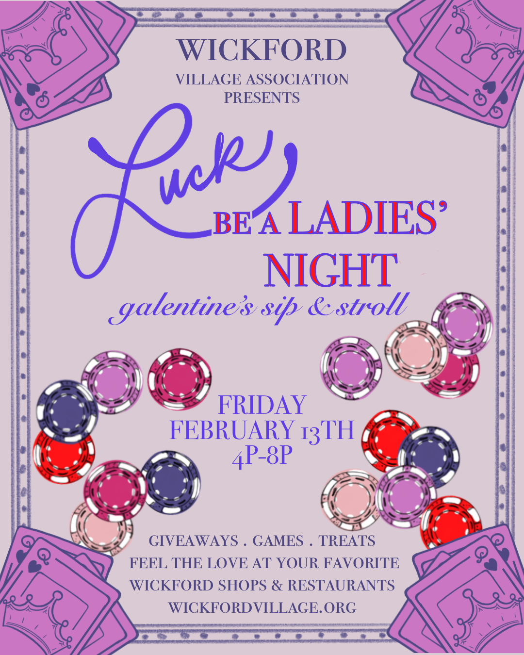 Luck Be A Ladie's Night!
