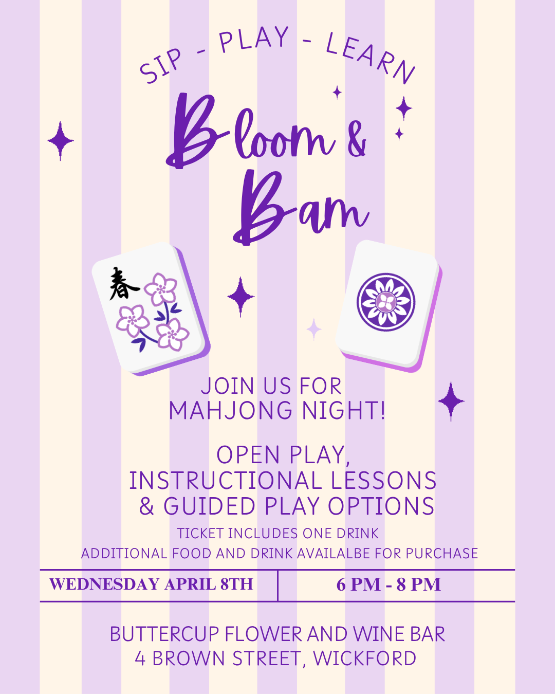 Mahjong Night at Buttercup!